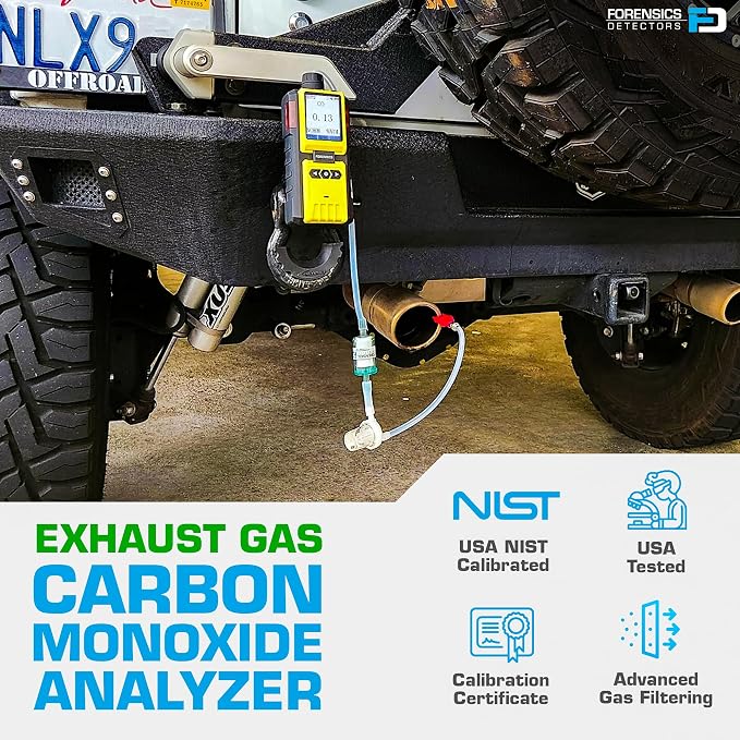 Exhaust Gas Analyzer Carbon Monoxide by Forensics Detectors | Motorcycle - Image 2