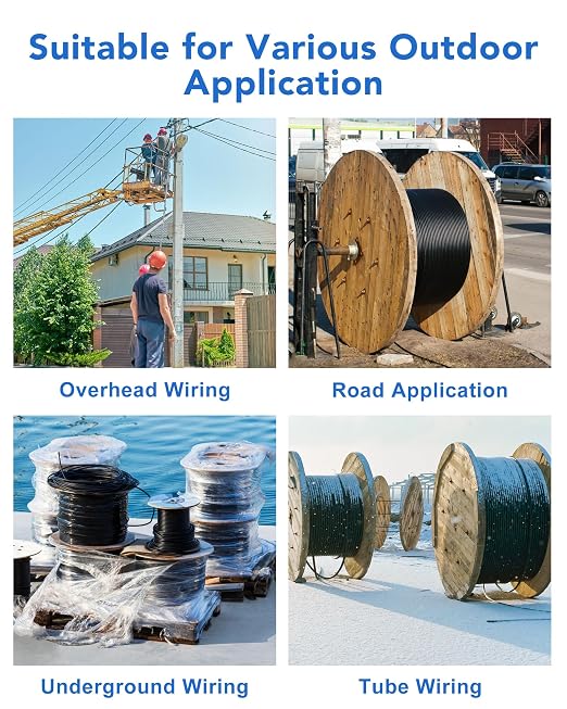 150M Uniboot LC to LC Single Mode Fiber Patch Cable，OS2 Outdoor Armored Fiber - Image 8