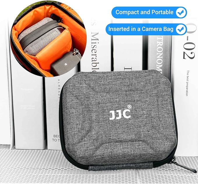 JJC 10 Pockets Hard Shell Lens Filter Bag Up to 95mm, Water Resistant & - Image 7