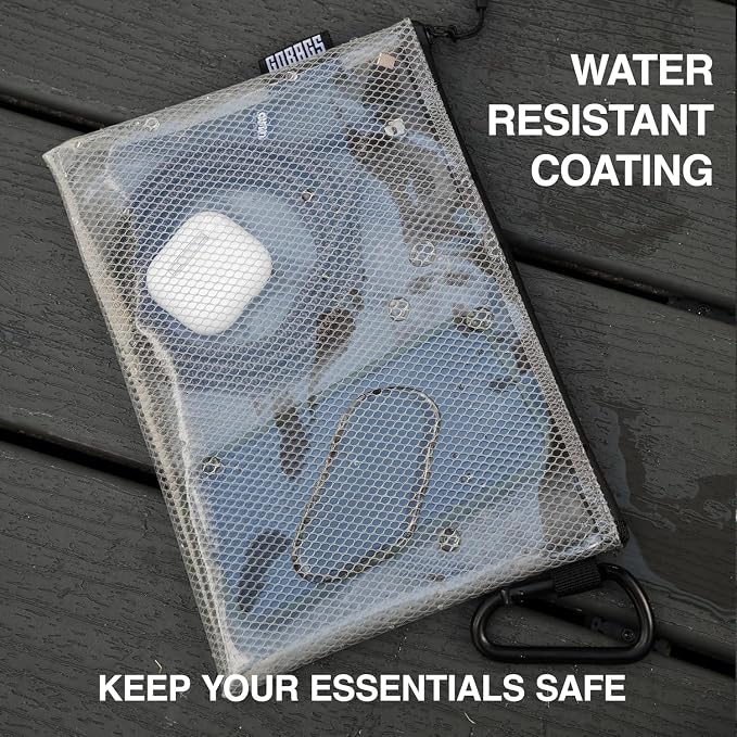 GOBAGS Air Production Medium Clear Zipper Pouch – Cable Organizer & Travel Gear - Image 6