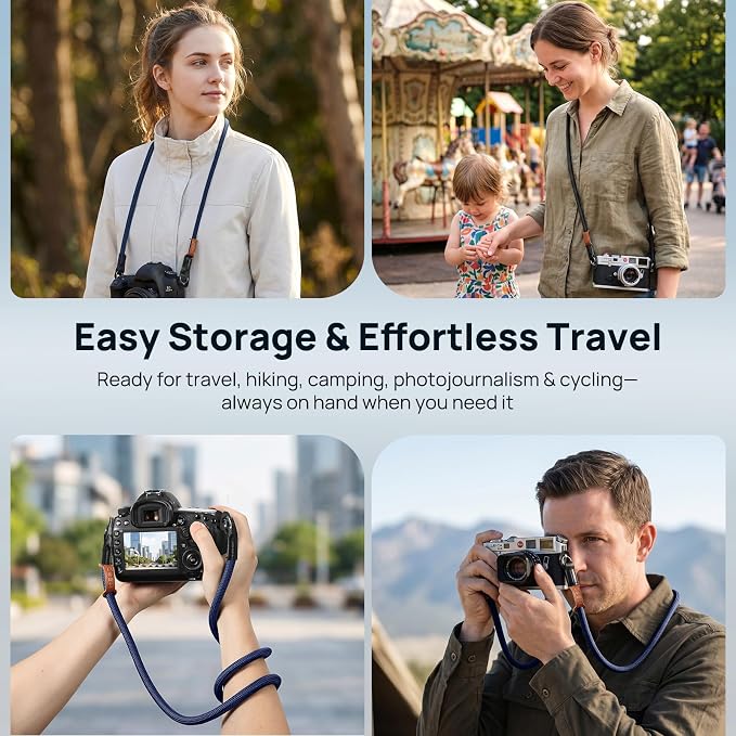 MoKo Camera Strap, 100cm Neck & Shoulder Rope Camera Straps - Image 7