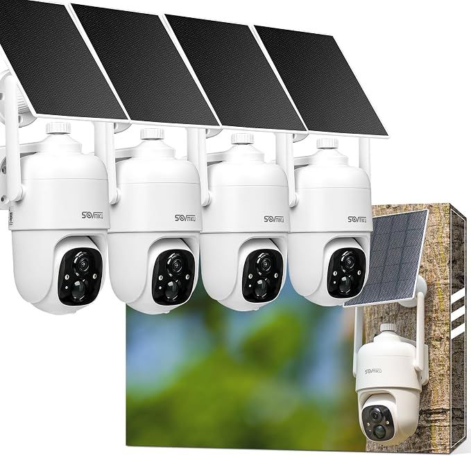 Vicohome 4CQ1 AI 2K Solar Security Camera Wireless Outdoor, Battery Powered by sovmiku