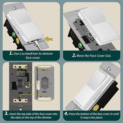 TOPGREENER Kalide Dimmer Light Switch, LED Dimmer Switch, Full Range Dimming - Image 7