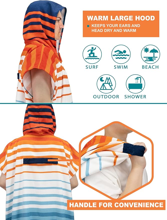 SUN CUBE Surf Poncho Changing Robe - Image 4
