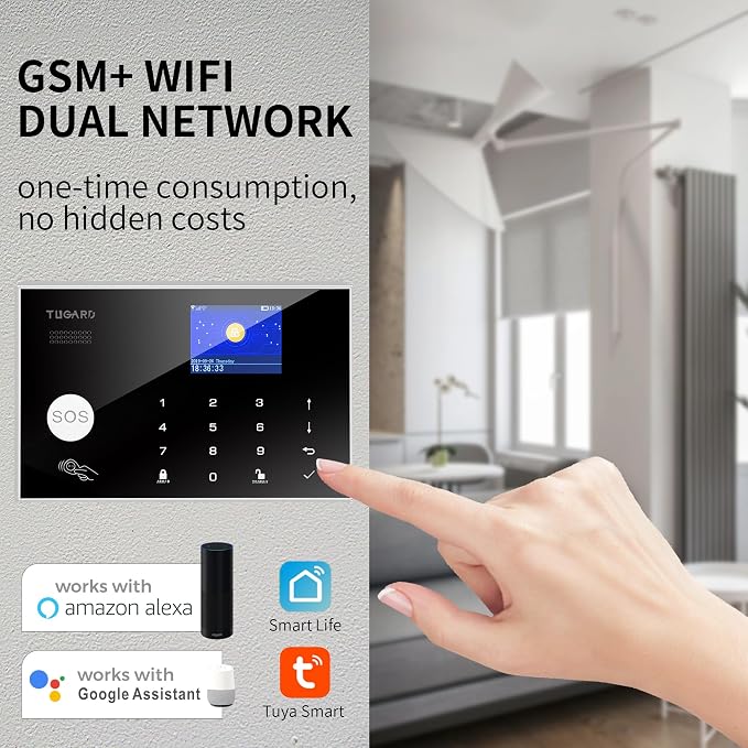 Alarm System with Phone APP Alert, DIY WiFi Home Security Alarm System - Image 8