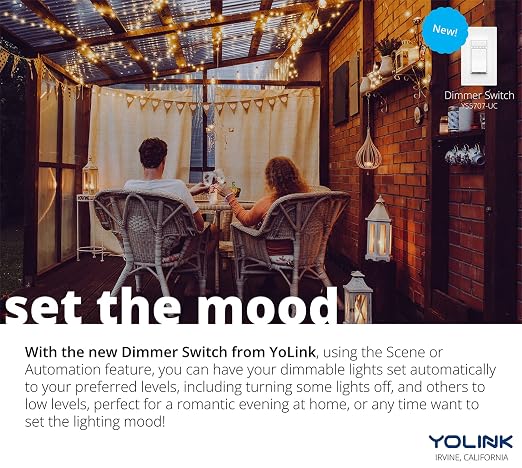 YoLink Smart Dimmer Switch, IFTTT Integration, Neutral Wire & YoLink Hub is - Image 4