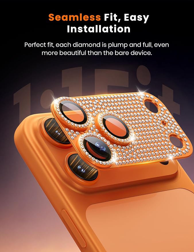 Hoerrye Bling Diamond Camera Lens Protector - Image 4