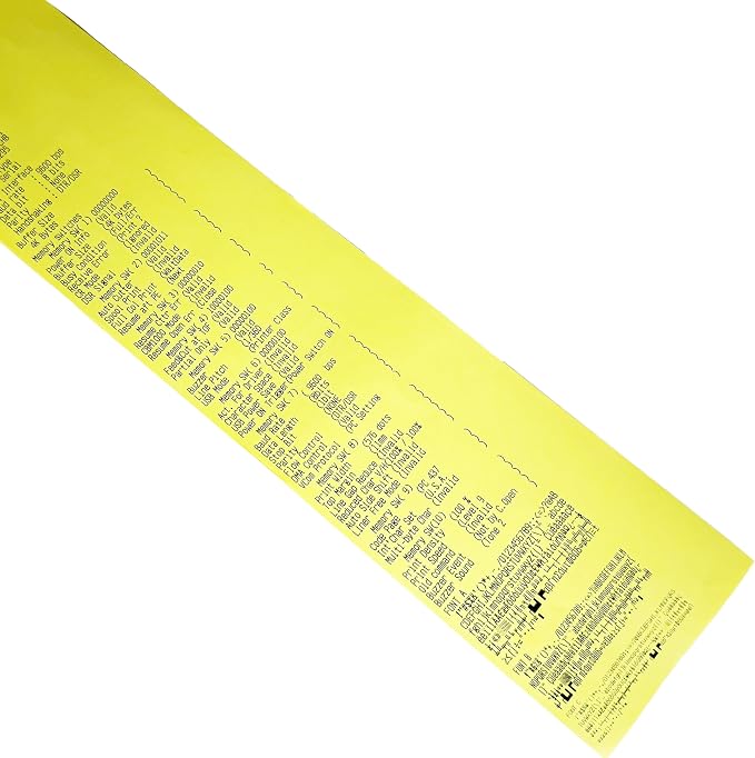 3 1/8 x 230 Yellow Thermal Paper Receipt Rolls fits all Clover POS Cash by BuyRegisterRolls%C2%AE