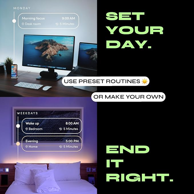 LIFX Supercolor Smart LED Strip Lights 10ft, Color Changing Multizone RGB + - Image 8