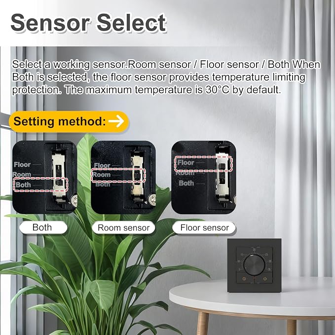 HEATIT Thermostat for Floor Heating, Manual Non-Programmable Electric Floor - Image 6