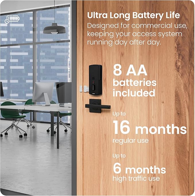 Lockly Guard Secure Pro Deadbolt PGD728WPU Commercial Smart Lock – UL10B/10C - Image 4