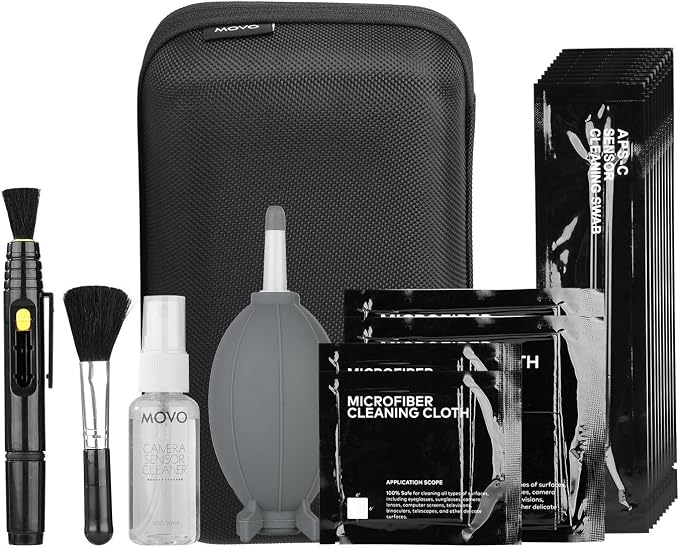 Movo Deluxe Essentials DSLR Camera Cleaning Kit by Movo