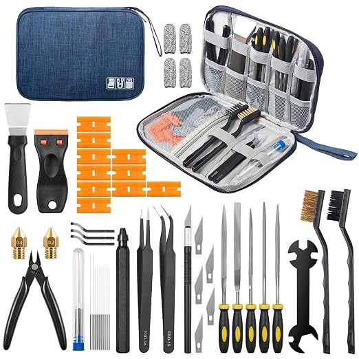 50-Piece 3D Printer Tool Kit, 3D Printing Accessories Compatible by Unknown