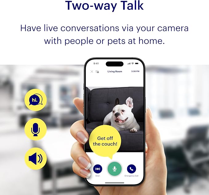 Canary View Indoor Home Security Camera 1080p HD WiFi IP | 24/7 Watch Live Video - Image 3