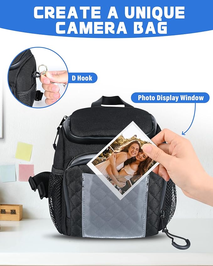 PLOZANO Shockproof Camera Sling Bag Compatible - Image 3