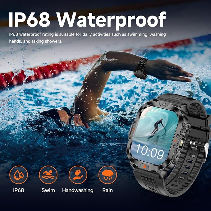 Smart Watch for Men Military Answer/Make Call 2.01″ Display 170+ Sports Modes - Image 4