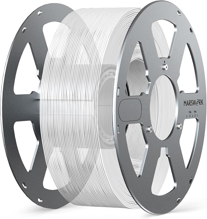 Aluminum Reusable Spool for Refill Filament, All-Metal Design by MarsWork