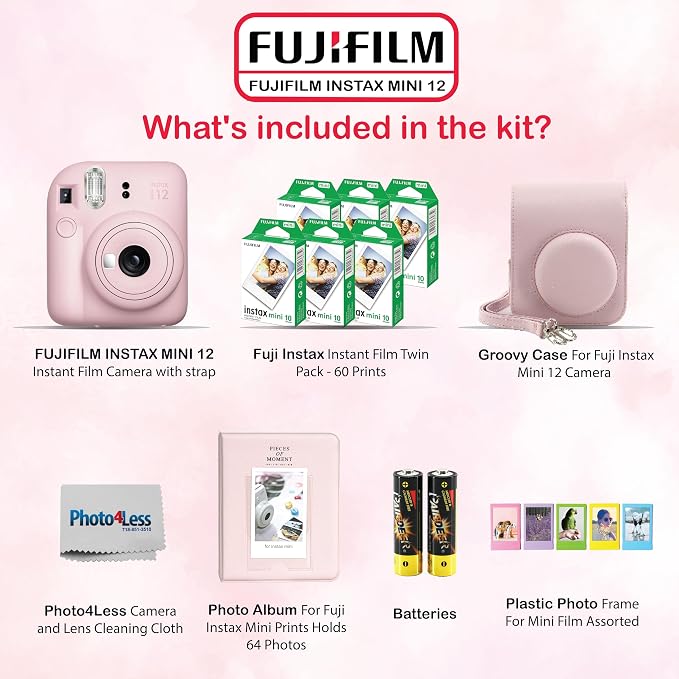 Fujifilm Instax Mini 12 Instant Camera Bundle - Image 2