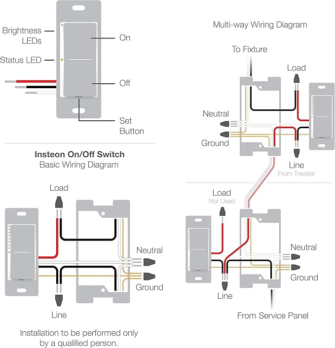 Insteon Smart Switch for Home, On/Off Switches for Lights, & Motors Up to 1HP - Image 5