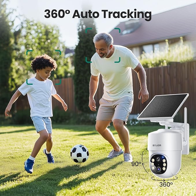 SOLIOM- True 5MP HD Security Cameras Outdoor Wireless, Add-On Camera, Solar - Image 7