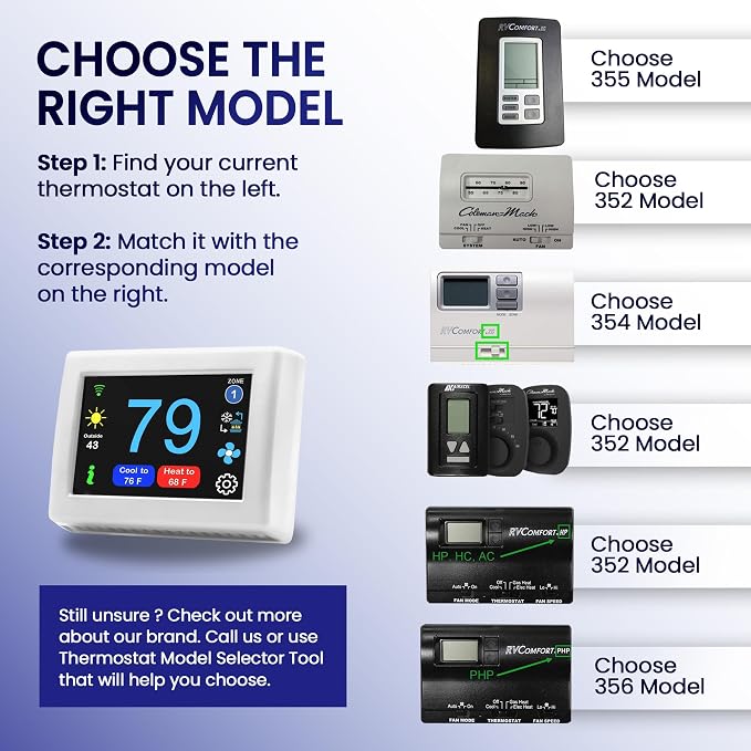 MICRO-AIR EasyTouch Digital RV Thermostat Replacement - Image 3