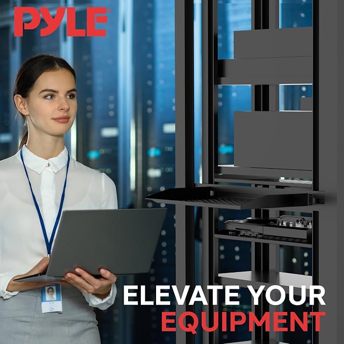 Pyle 19-Inch 1U Server Rack Shelf - Image 7