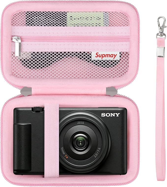 Hard Travel Case for Sony ZV-1F / ZV-1 / ZV-1 II Digital Camera, Vlogger Camera by Supmay