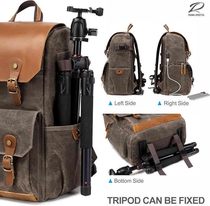 Padwa Lifestyle Coffee Camera Backpack - Image 5