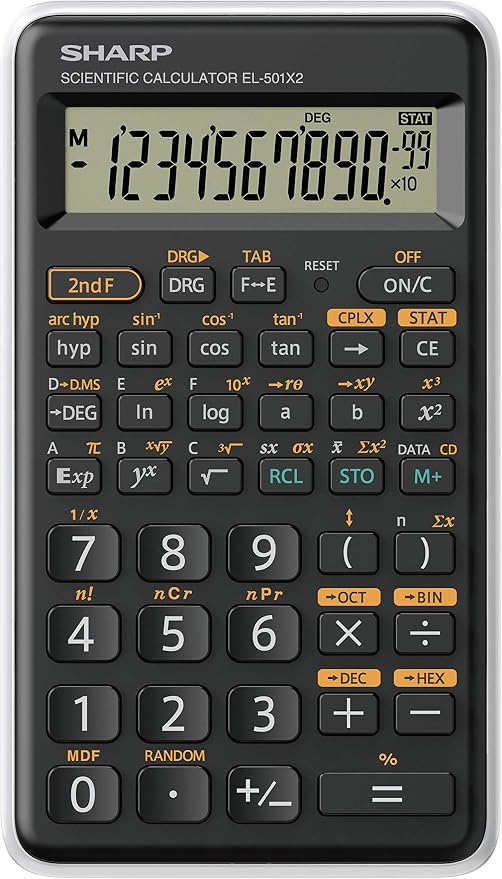 Sharp EL-501XBWH Scientific Calculator 5 Pack - Image 4