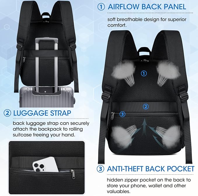 RAINSMORE Camera Backpack for DSLR SLR Mirrorless Cameras - Image 6