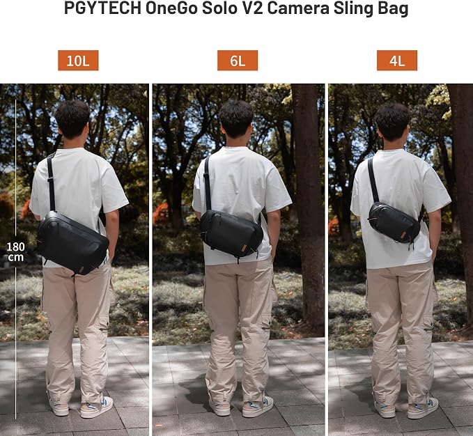 PGYTECH OneGo Solo V2 Camera Sling Bag, 4L Camera Chest Bag Crossbody Fanny Pack - Image 9