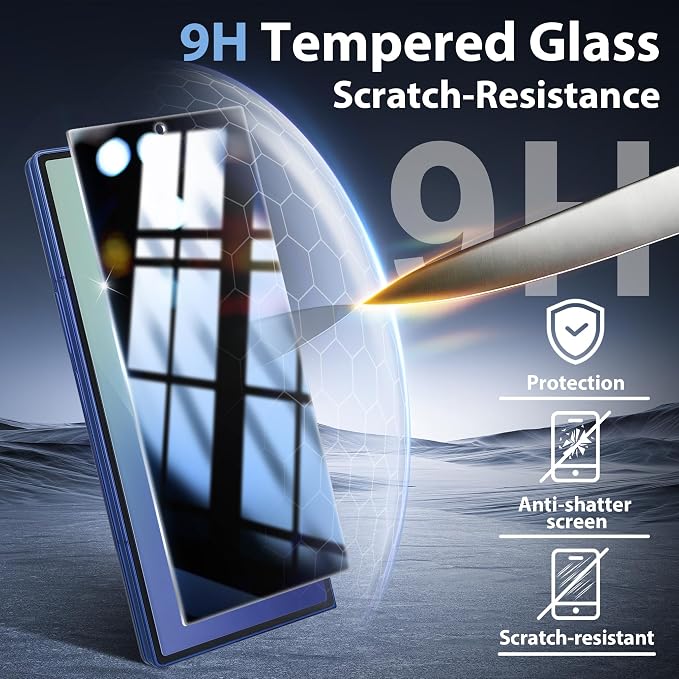 2 Pack for Samsung Galaxy Z Fold 7 / Z Fold 8 Privacy Screen Protector - Image 4
