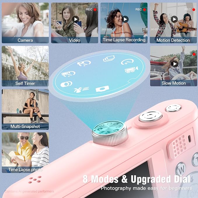 Fansbe Smart Digital Camera, 4K Vlogging Camera - Image 3