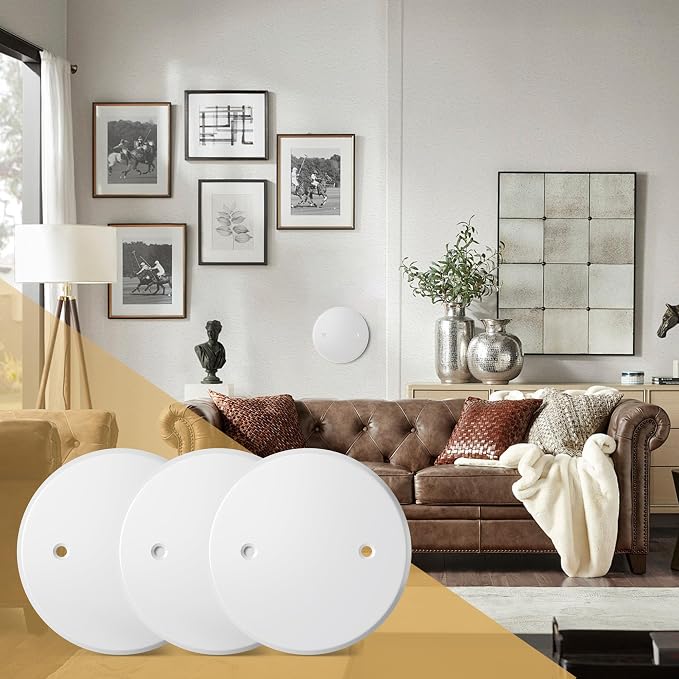 Ceiling Cover Plate, 5 Inch Round Electrical Box Cover Plate - Image 7