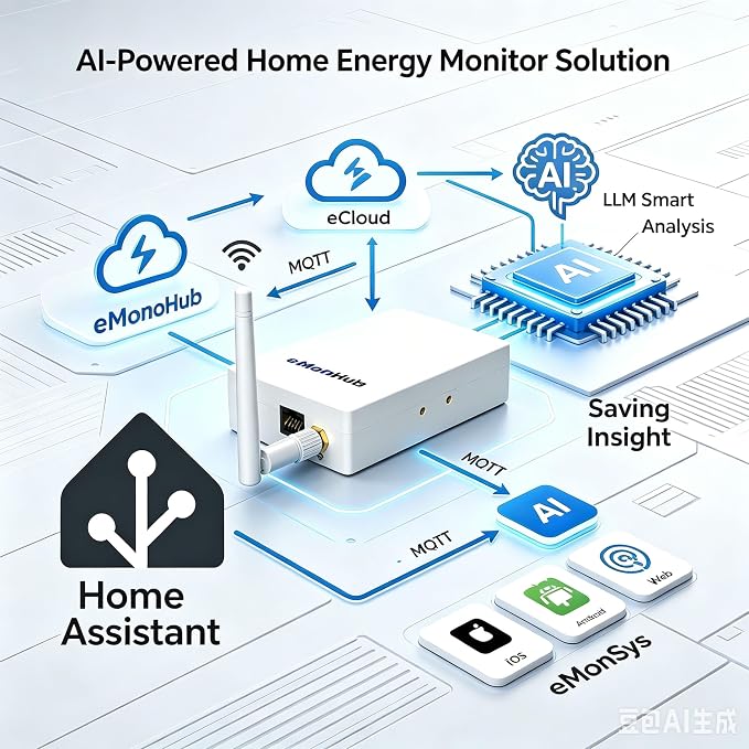 20 Circuit Home Energy Monitor, Real Time Electricity Usage & Power Consumption - Image 5