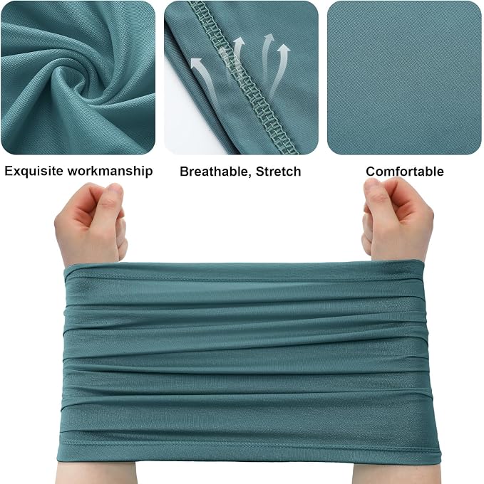 Geyoga 6 Pieces Summer UV Protection Cooling Neck Gaiter Face Clothing Neck - Image 4