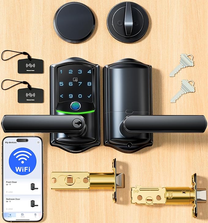 Veise VE029-E Wi-Fi Smart Lever Lock by Veise