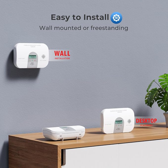 Siterwell Carbon Monoxide Detectors, 10 Year Product Life Portable Carbon - Image 6
