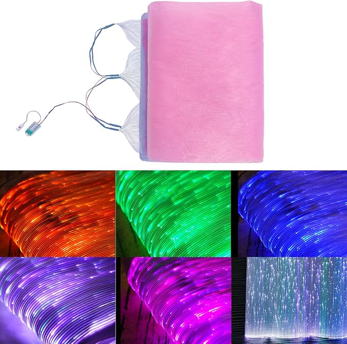Fiber Optic Fabric, Led Accessories, Led Fiber Optic Mesh Lights by LYML.E1