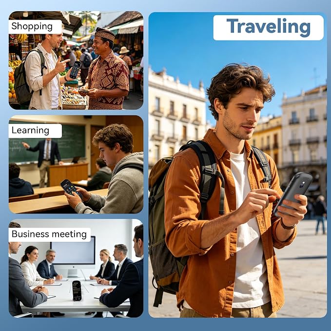 Language Translator Device, Upgraded AI Translator - Image 6