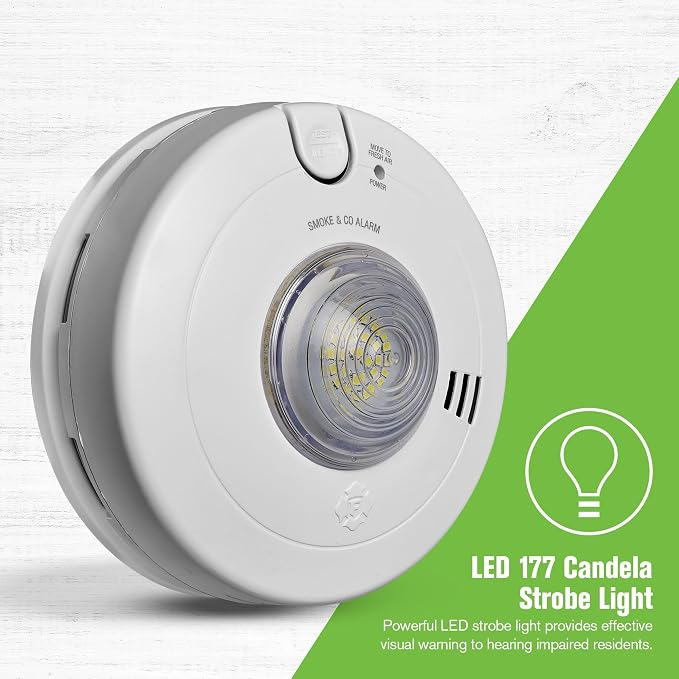 First Alert SMCO110LED-AC, Hardwire Combination Smoke & Carbon Monoxide Alarm - Image 2