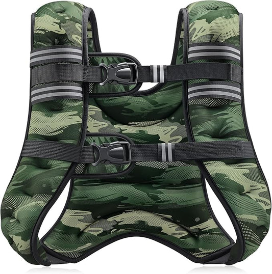 ZELUS Weighted Vest, 6lb/8lb/12lb/16lb/20lb/25lb/30lb Weight Vest by ZELUS