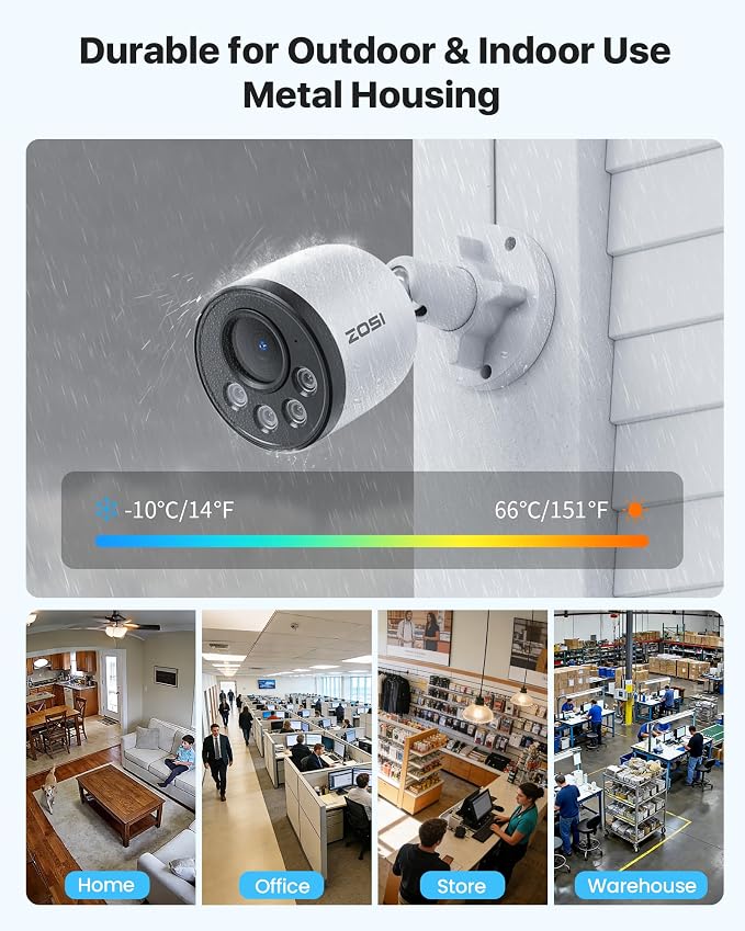 ZOSI 5MP Security Camera System - Image 5