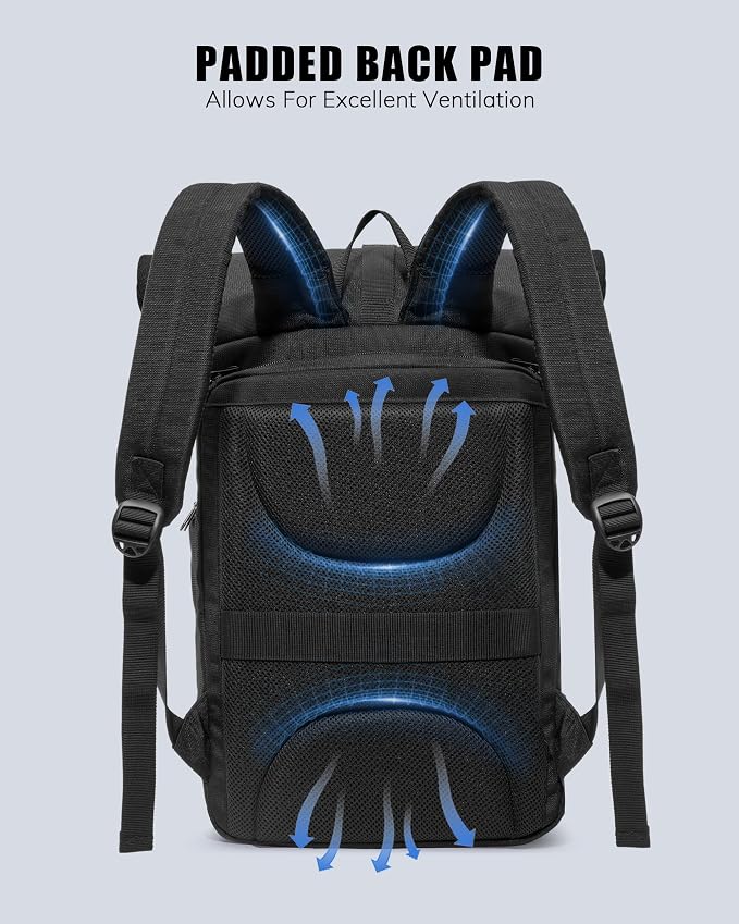 Smasrob Camera Backpack with Padded Laptop Sleeve and Tripod Holder, Camera Bags - Image 7