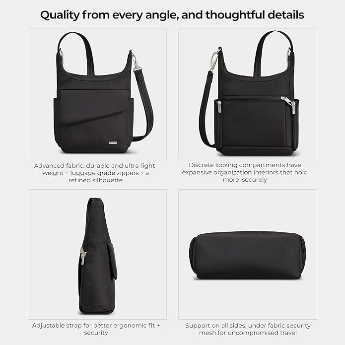 Travelon Anti-Theft Classic Messenger Bag - Image 5