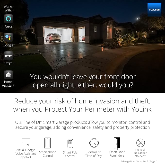 YoLink Smart Garage Door Sensor, Garage Door Position Sensor - Image 3