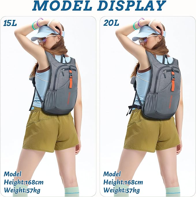 BECOJADDE 15L Small Hiking Backpack - Image 5