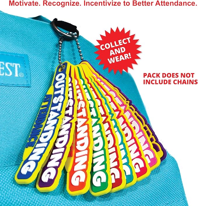 Brag Sticks Outstanding Attendance Value Pack: Wearable Incentives to Increase - Image 2