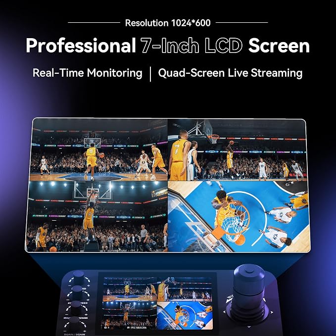 Tenveo NDI PTZ Camera AI Auto Tracking SDI/HDMI/USB3.0/LAN 30X Optical+8X - Image 6