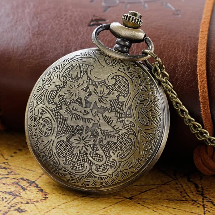 Men's Pocket Watch, Arabic Digital Dial Pocket Watches - Image 5